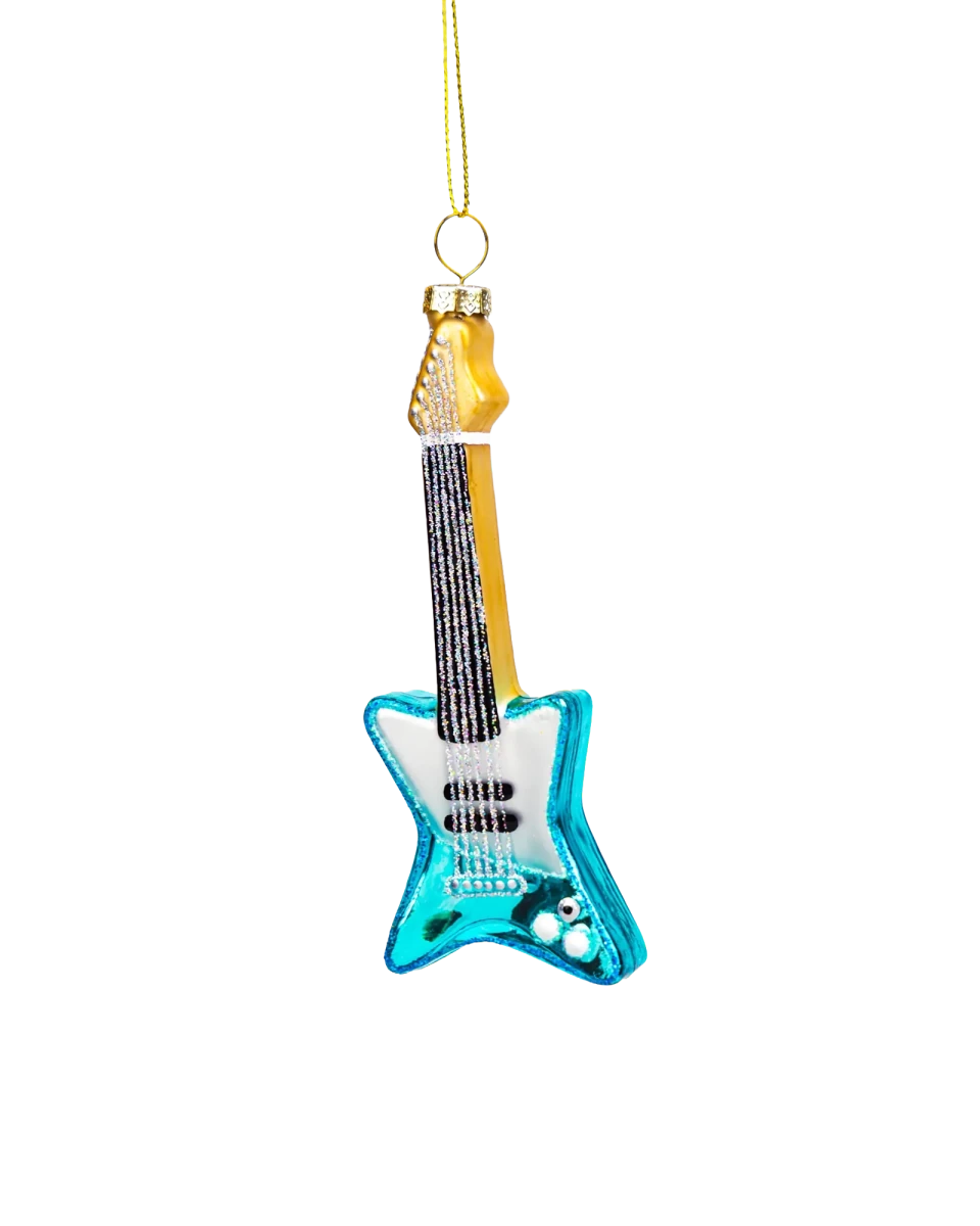 Blue Electric Guitar - Ornament - Chive US Wholesale