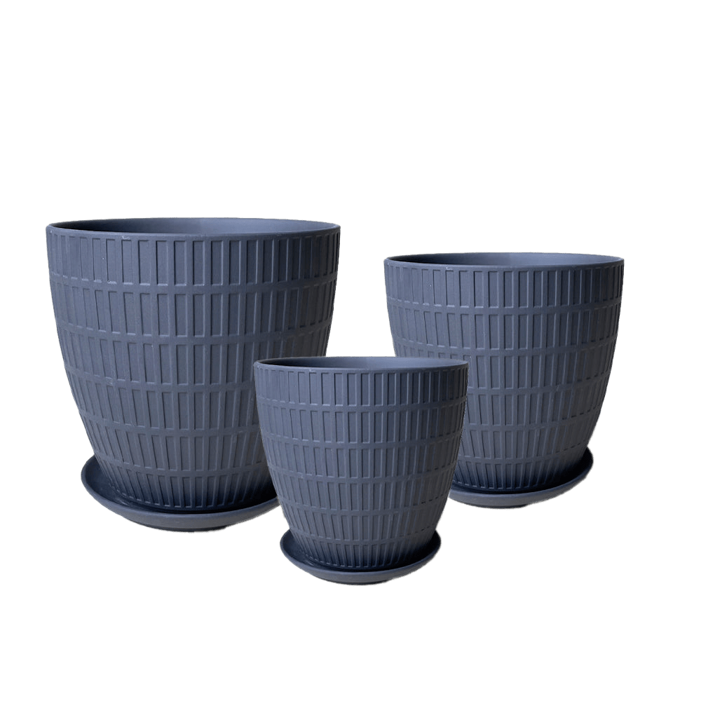 Virago Porcelain Pot With Drainage Hole And Saucer Sets - Chive US Wholesale