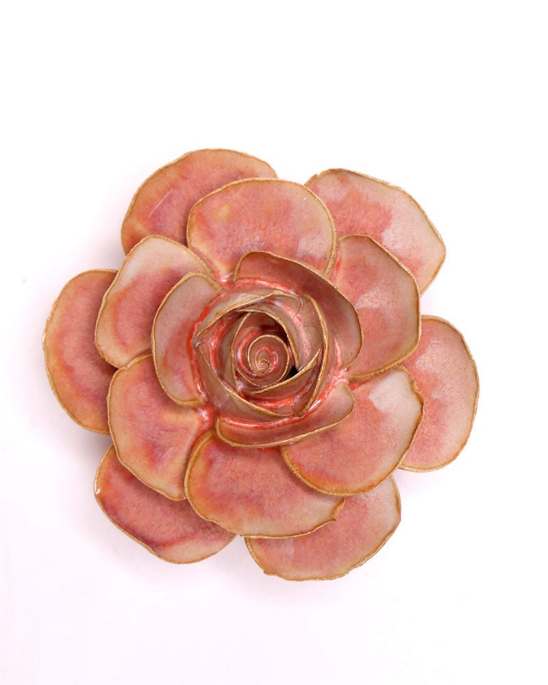 Ceramic Flowers With Keyhole For Hanging On Walls Collection 15 - Chive US Wholesale