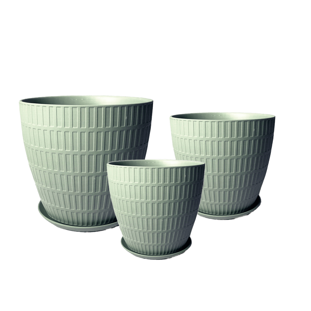 Virago Porcelain Pot With Drainage Hole And Saucer Sets - Chive US Wholesale