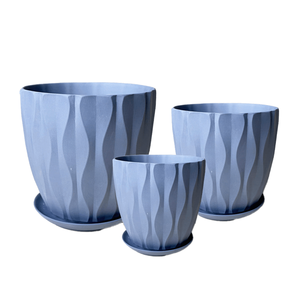 Virago Porcelain Pot With Drainage Hole And Saucer Sets - Chive US Wholesale