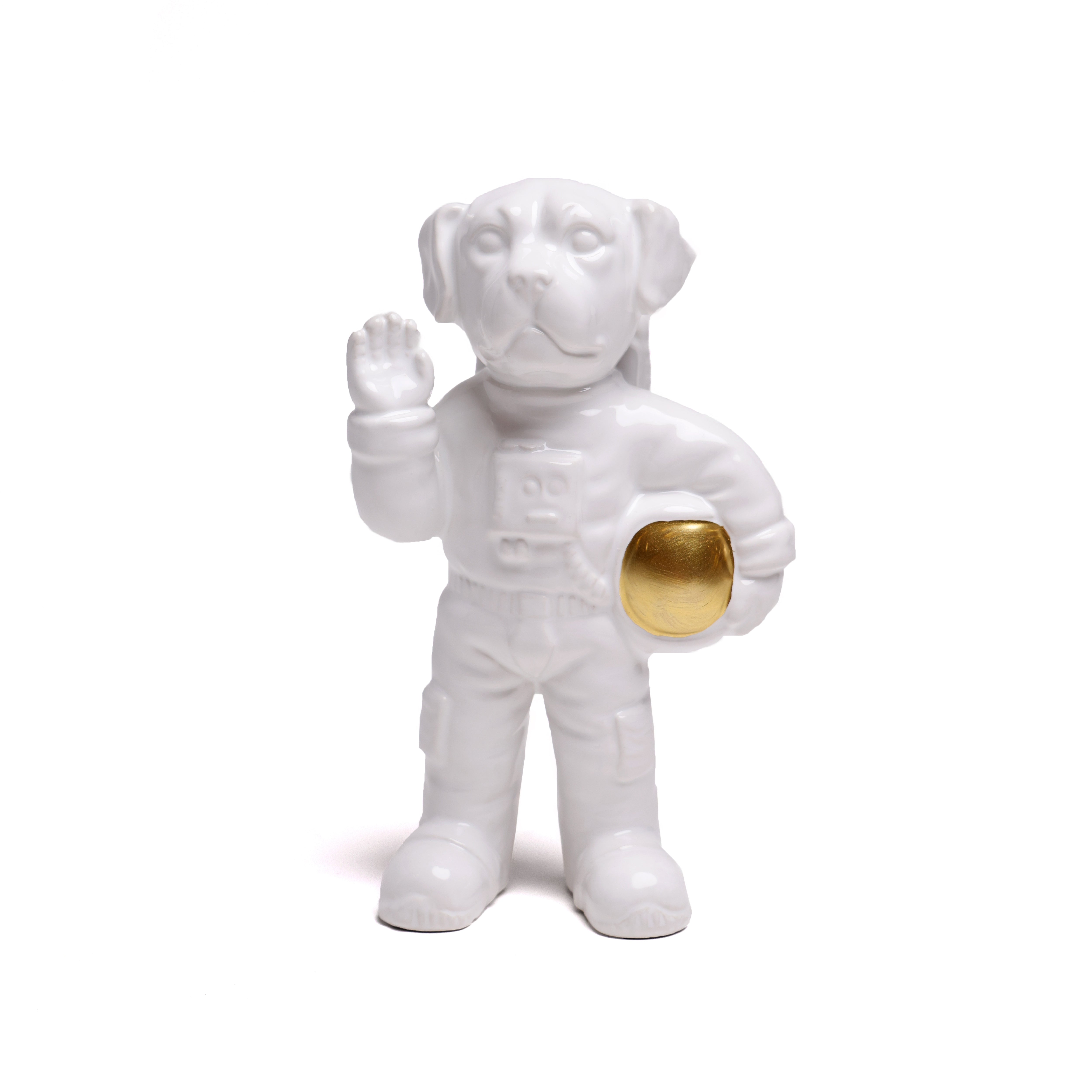 Laika the Astronaut Ceramic Vase
