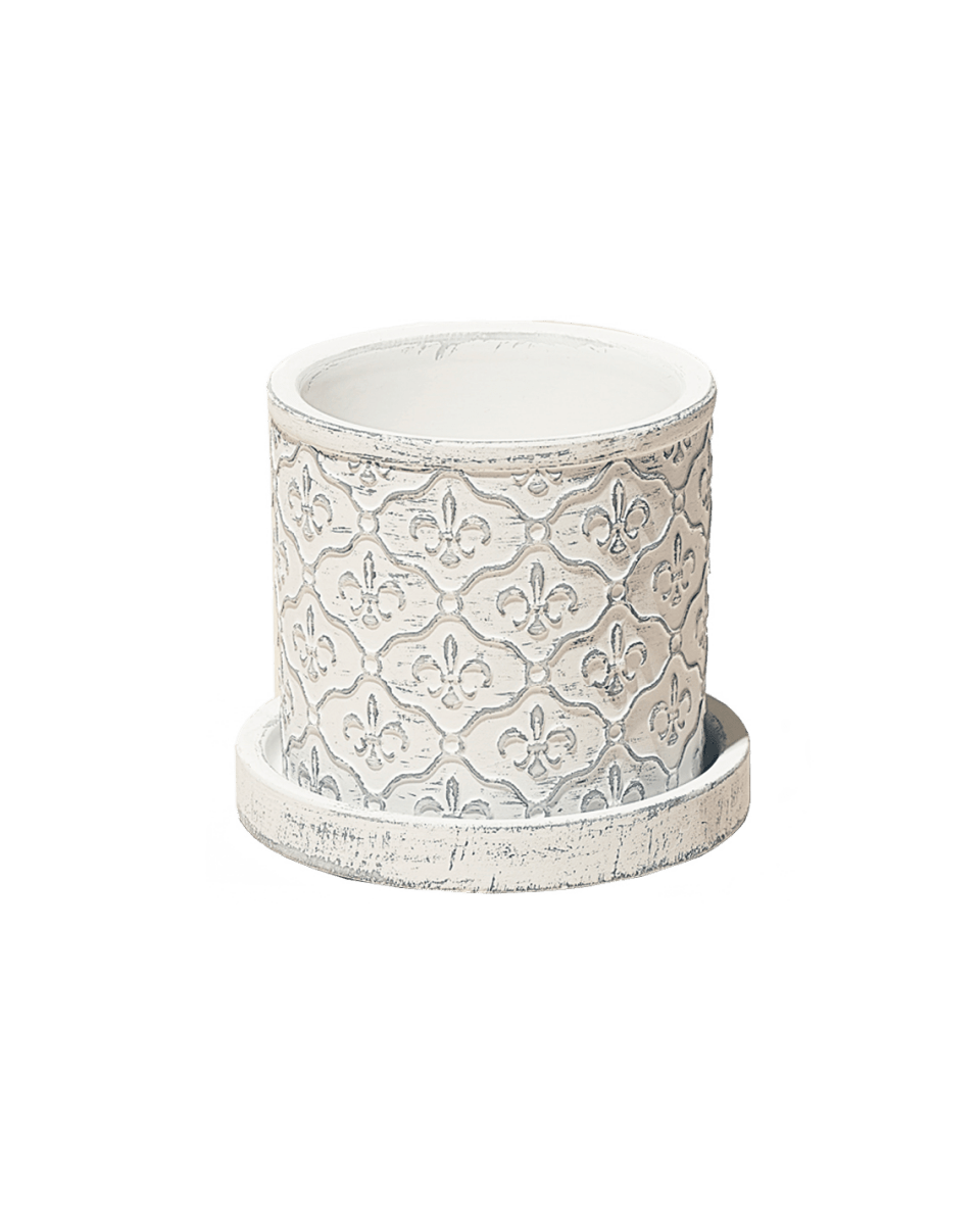 Balter Ceramic Pot And Saucer Set - Chive US Wholesale