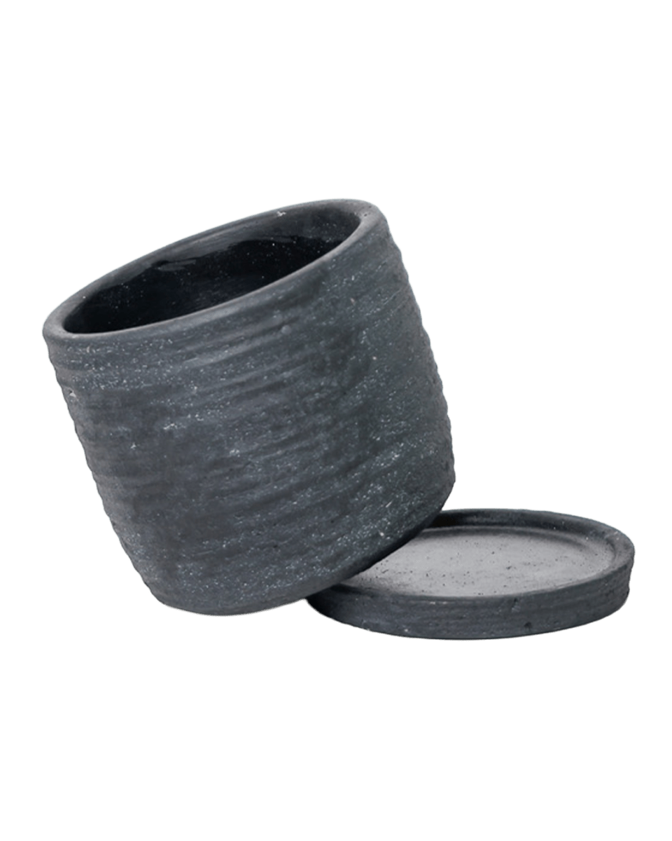 Paul Ceramic Pot And Saucer Set With Drainage - Chive US Wholesale