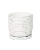 Paul Ceramic Pot And Saucer Set With Drainage - Chive US Wholesale