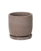 Paul Ceramic Pot And Saucer Set With Drainage - Chive US Wholesale