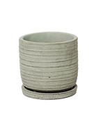 Paul Ceramic Pot And Saucer Set With Drainage - Chive US Wholesale