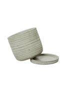 Paul Ceramic Pot And Saucer Set With Drainage - Chive US Wholesale