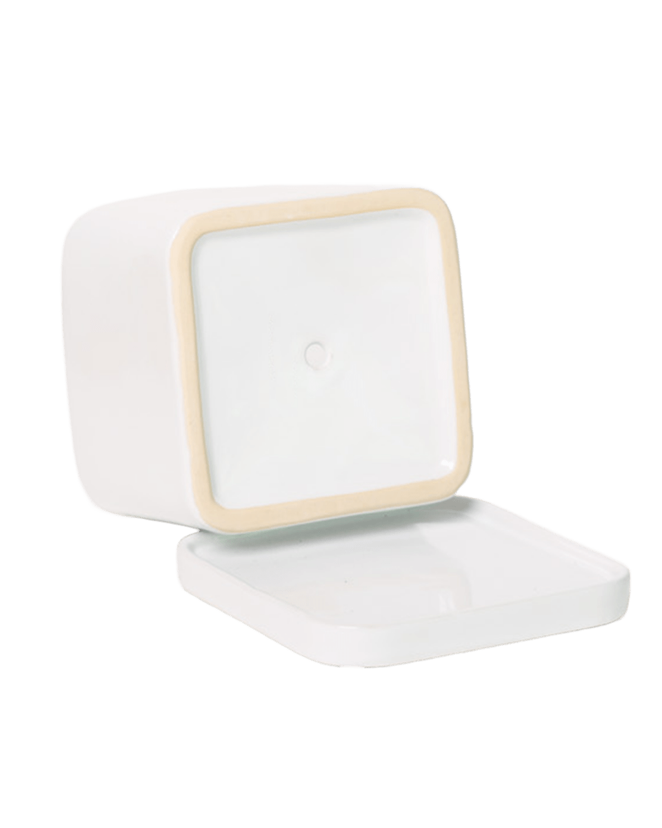 Svek Ceramic Pot And Saucer With Drainage Hole - Chive US Wholesale