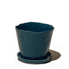 Tika Ceramic Pot & Saucer With Drainage Kits