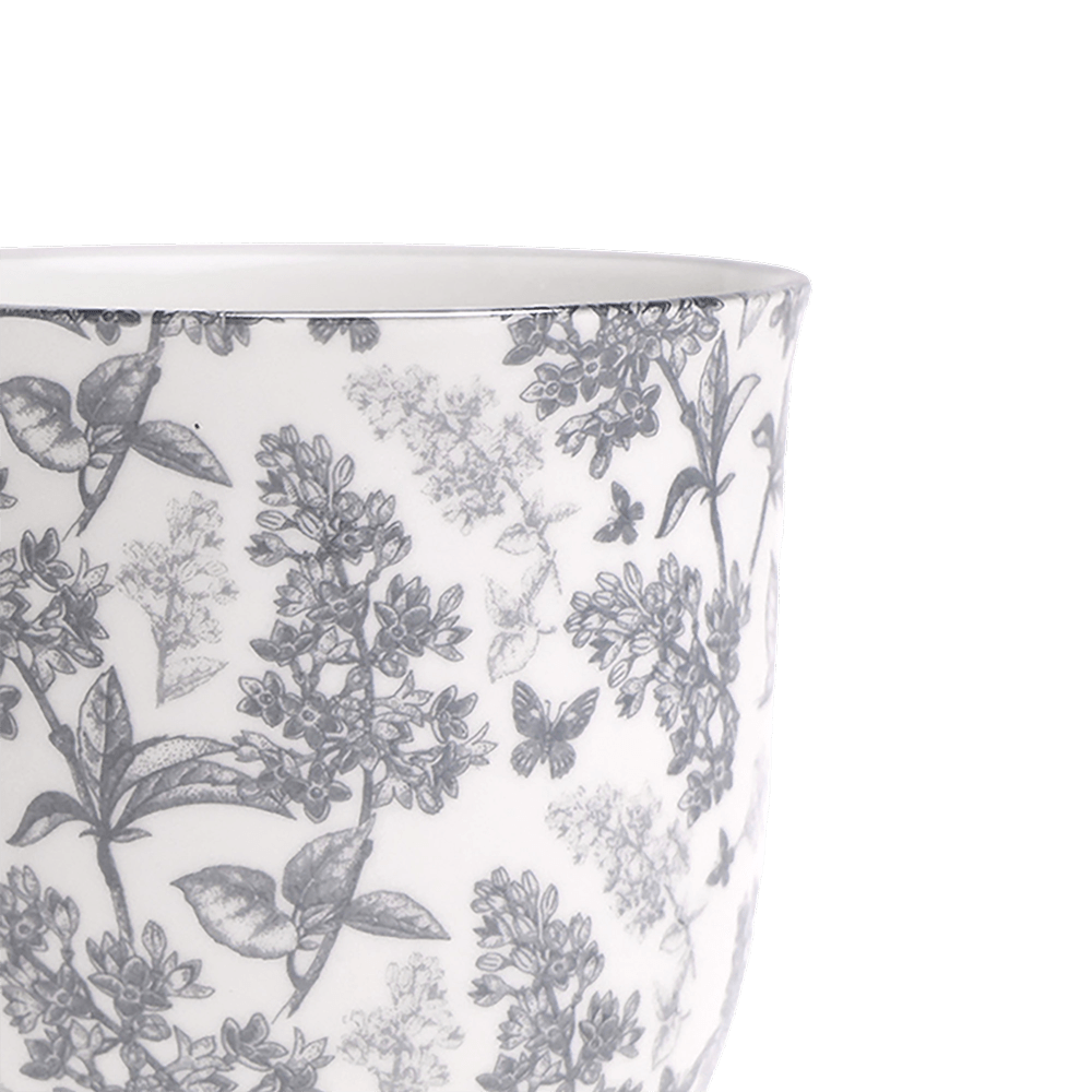 Liberte Porcelain Pot And Saucer Set With Drainage - Chive US Wholesale