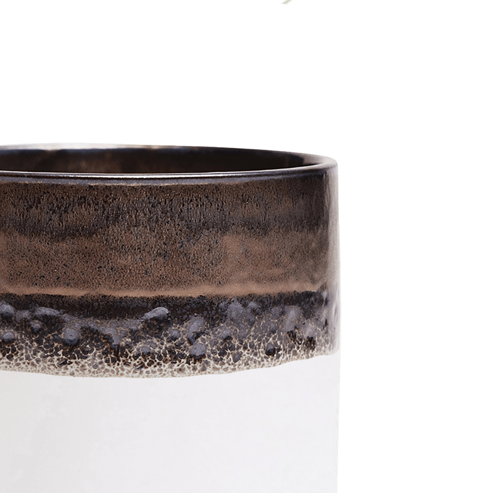 Minute Ceramic Pot And Saucer Set With Drainage - Chive US Wholesale