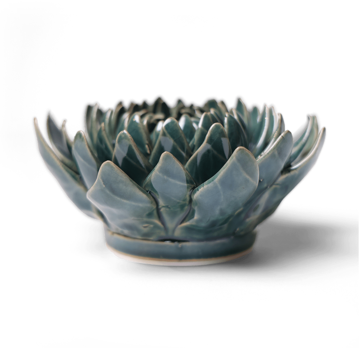 Ceramic Flower Dahlia Green 11 - Chive US Wholesale