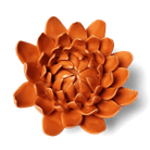 Ceramic Flower Dahlia Orange 11 - Chive US Wholesale