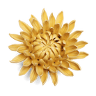 Ceramic Flower Mum Yellow 11 - Chive US Wholesale