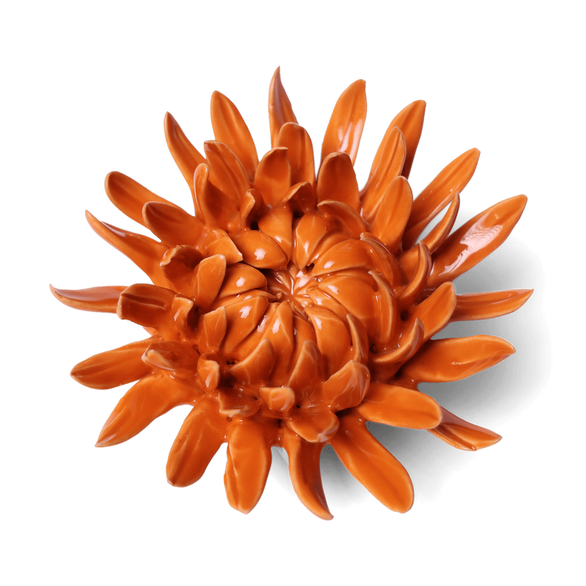 Ceramic Flower Mum Orange 11 - Chive US Wholesale