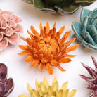 Ceramic Flower Mum Orange 11 - Chive US Wholesale