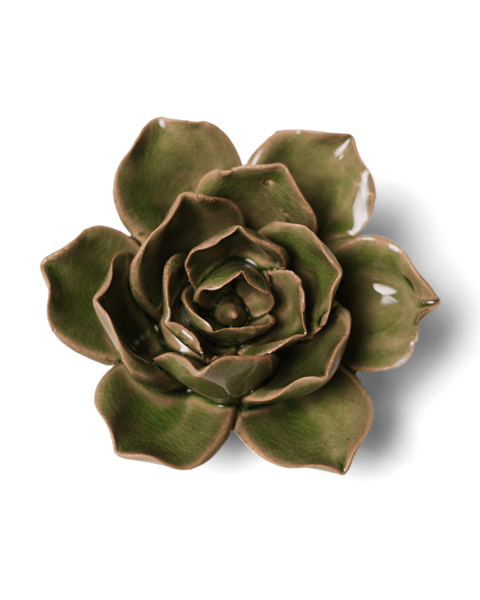 Ceramic Flower - Flower Green 11 - Chive US Wholesale