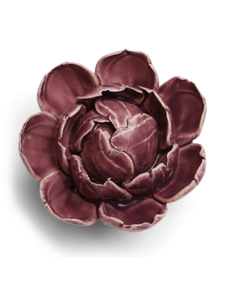 Ceramic Flower - Peony Purple 11 - Chive US Wholesale