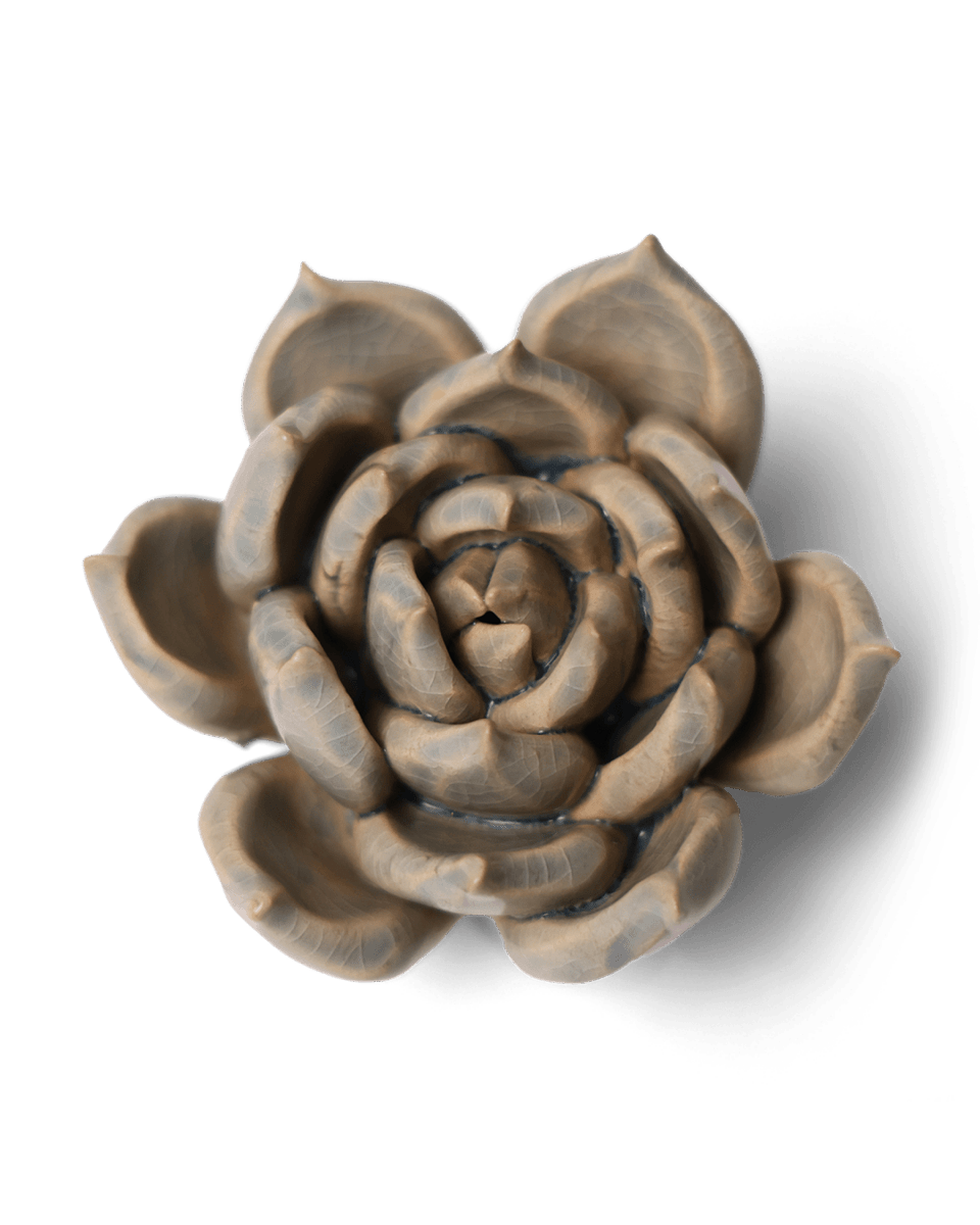 Ceramic Flower Succulent Blue 12 - Chive US Wholesale