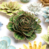 Ceramic Flower Wall Art Green Mofo