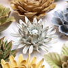 Ceramic Flower Wall Art Mint Flower