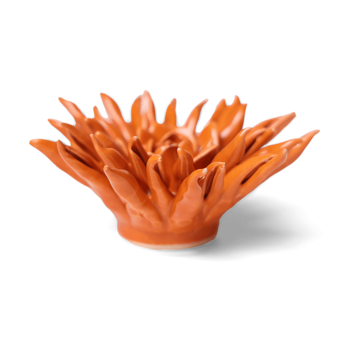 Ceramic Flower Flower Orange 2 - Chive US Wholesale