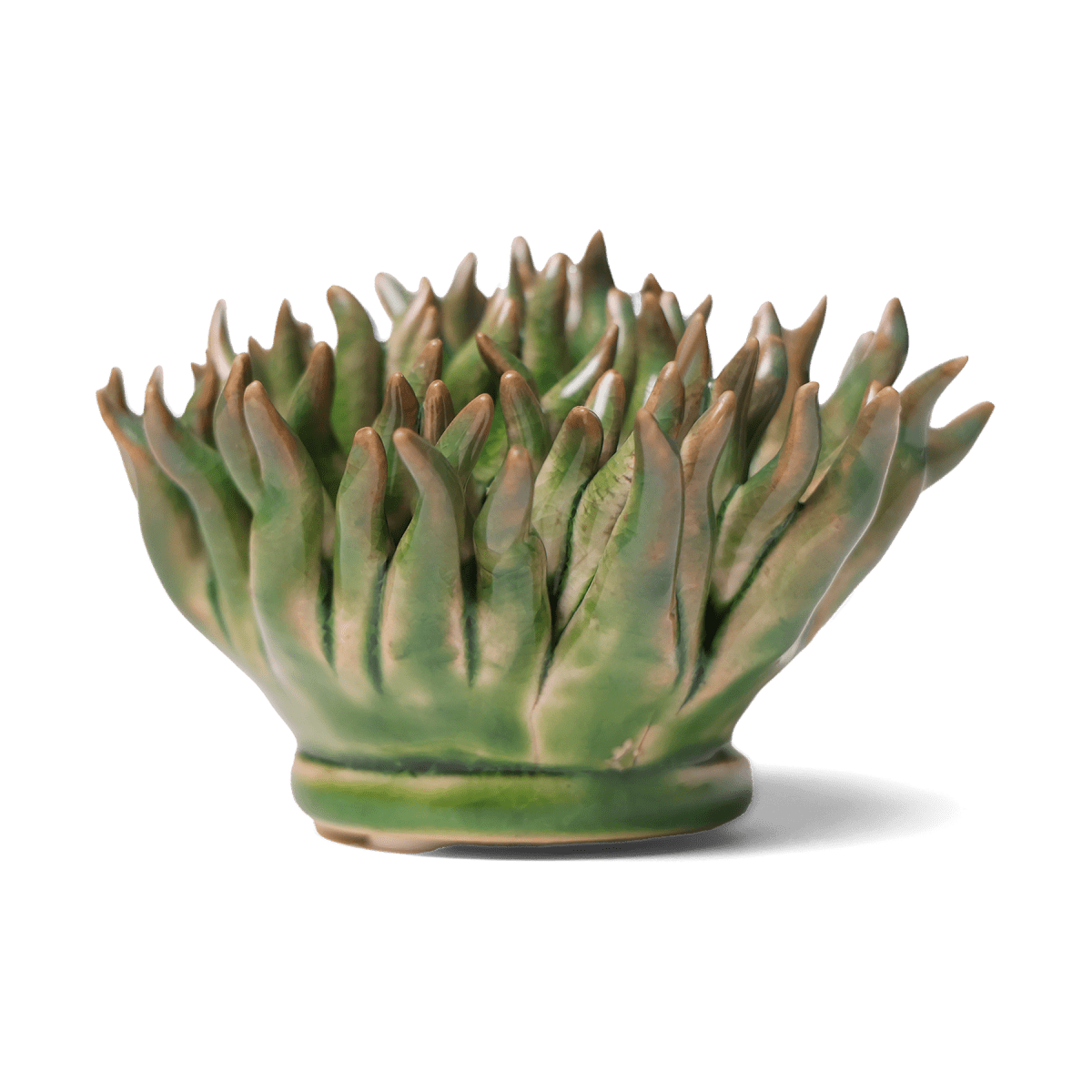 Ceramic Flower Mondo Green 4 - Chive US Wholesale