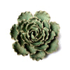 Ceramic Flower Wall Art Lettuce Mint XL 5