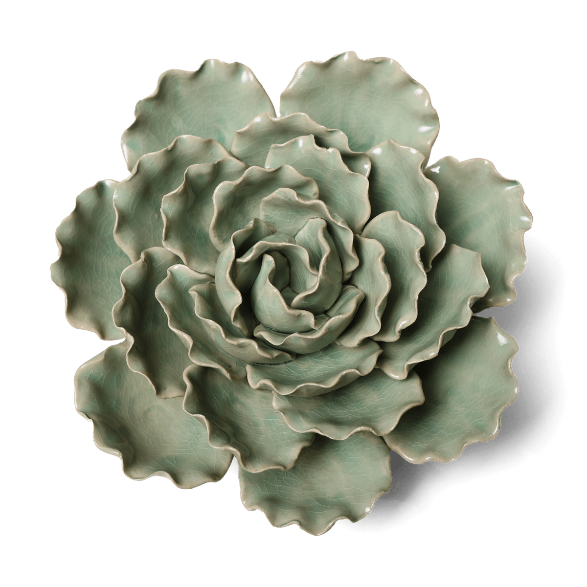 Ceramic Flower Lettuce Mint XL 5 - Chive US Wholesale