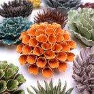 Ceramic Flower Polyp Orange Large - Chive US Wholesale