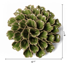 Ceramic Flower Polyp Green Large - Chive US Wholesale