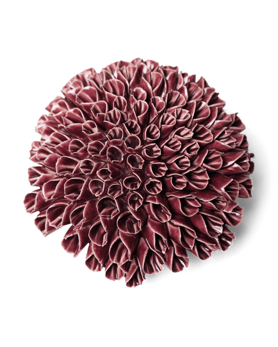 Ceramic Flower Anemone Purple Large - Chive US Wholesale