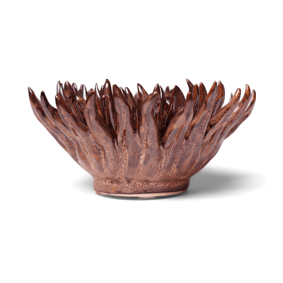 Ceramic Flower Mum Chocolate 5 - Chive US Wholesale