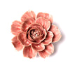 Ceramic Flower Wall Art Rose Pink 5