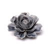 Ceramic Flower Wall Art Rose Grey 6