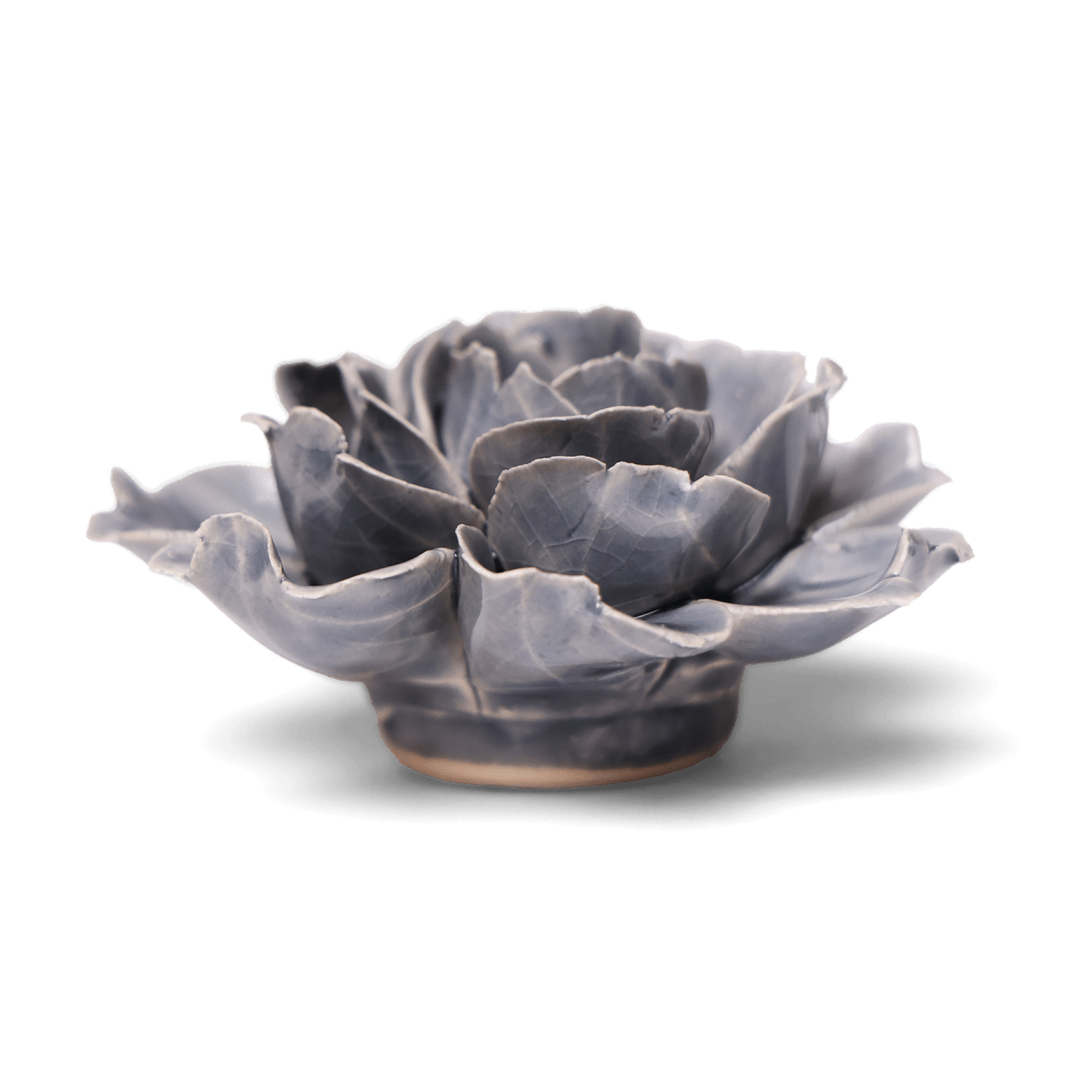 Ceramic Flower Rose Grey 6 - Chive US Wholesale