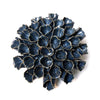 Ceramic Flower Wall Art Polyp Blue 6