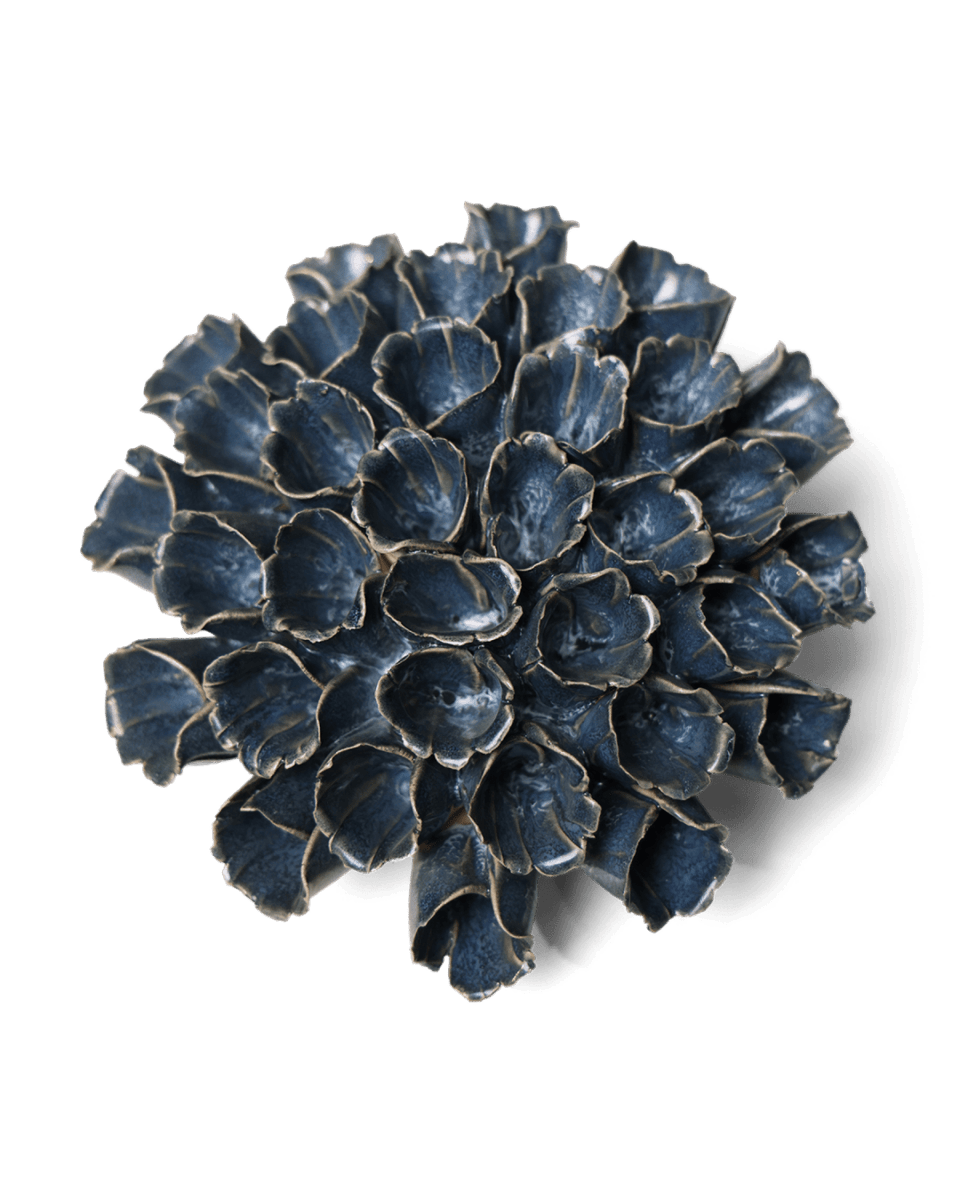 Ceramic Flower Polyp Blue 6 - Chive US Wholesale