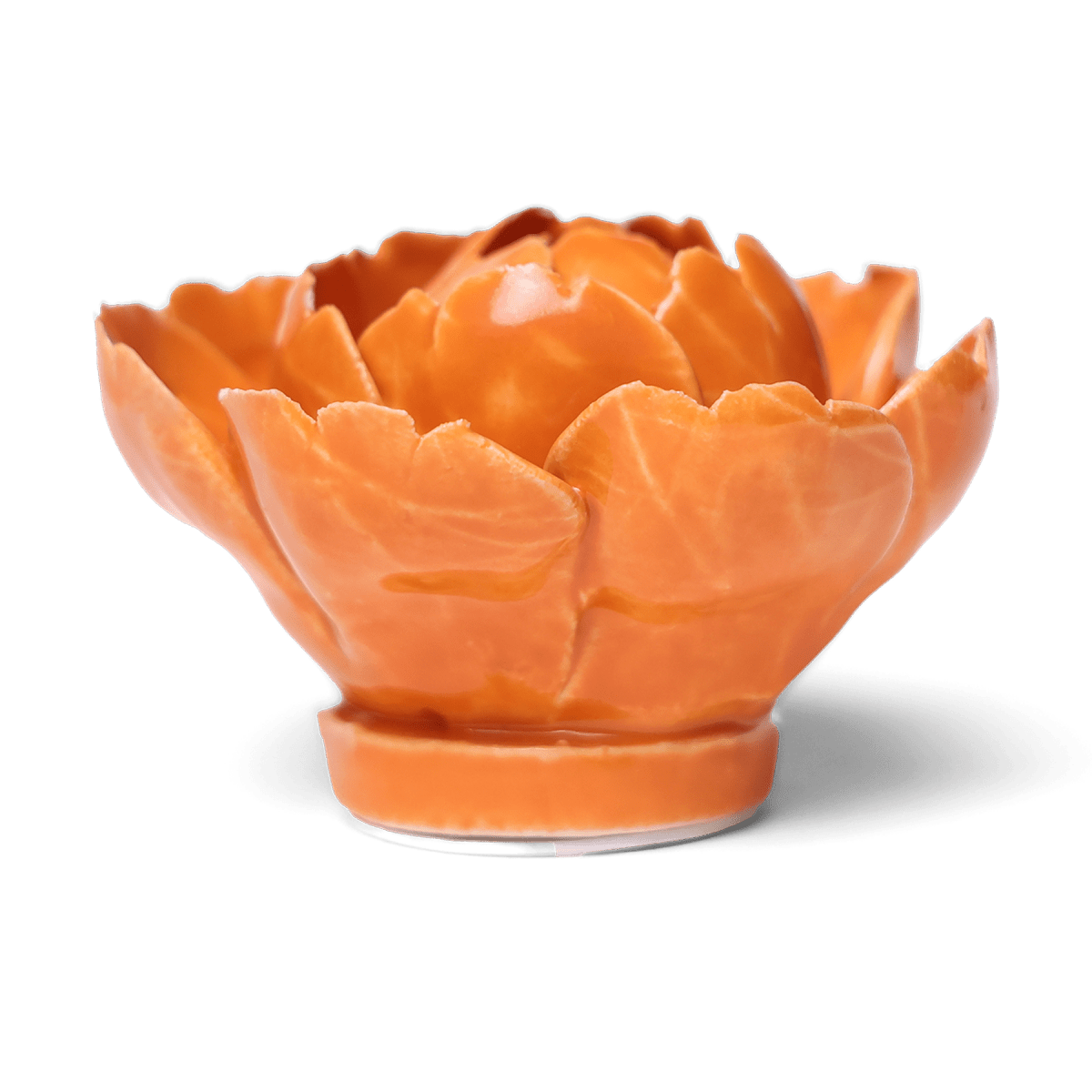 Ceramic Flower Peony Orange 7 - Chive US Wholesale