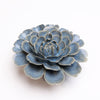 Ceramic Flower Wall Art Medium Flower Blue