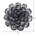 JA25 Navy Dinner Plate Dahlia - Chive US Wholesale