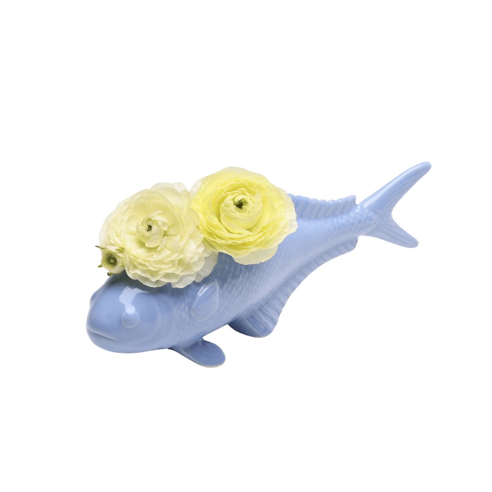 Carp Ceramic Unique Flower Vase - Chive US Wholesale