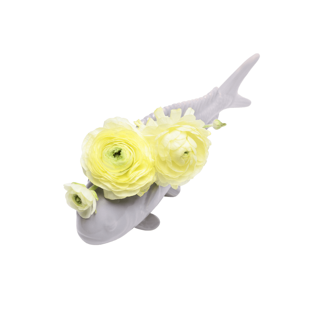 Carp Ceramic Unique Flower Vase - Chive US Wholesale