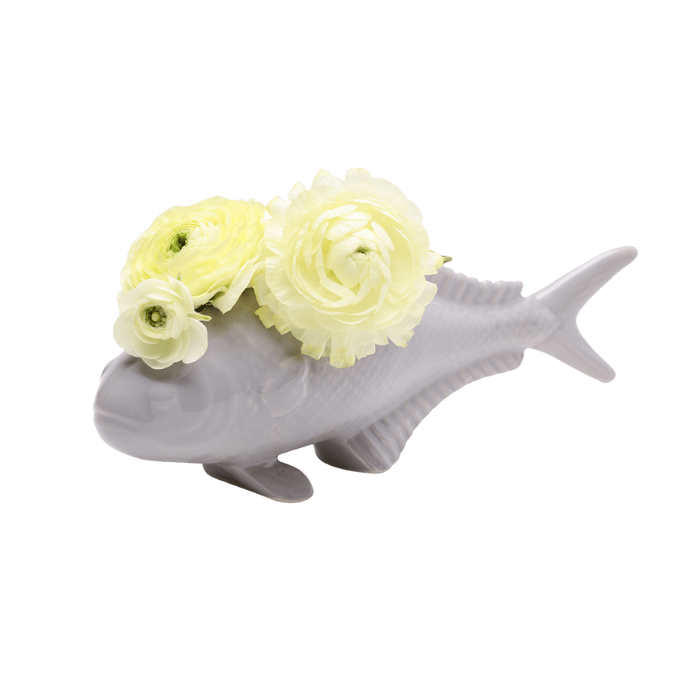 Carp Ceramic Unique Flower Vase - Chive US Wholesale