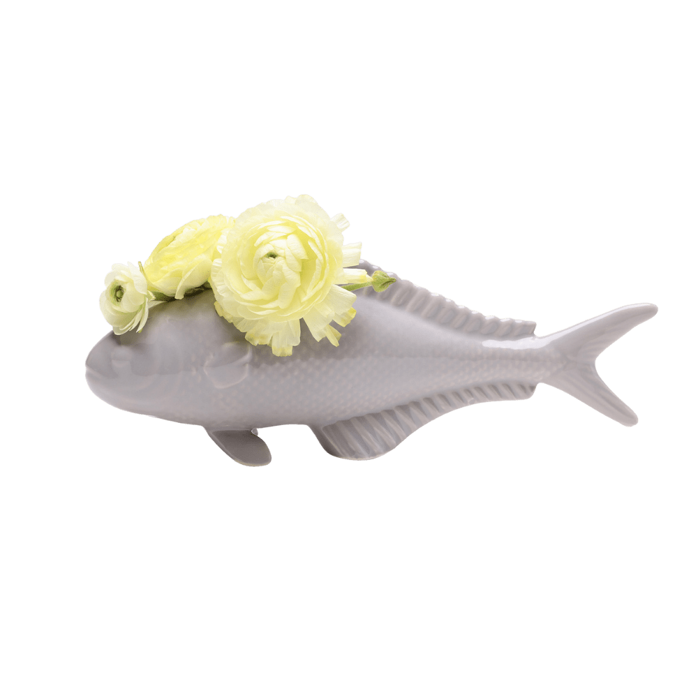 Carp Ceramic Unique Flower Vase - Chive US Wholesale