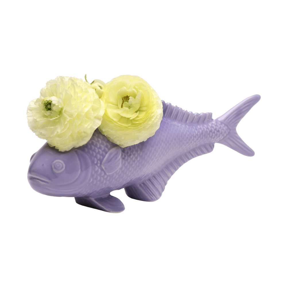 Carp Ceramic Unique Flower Vase - Chive US Wholesale