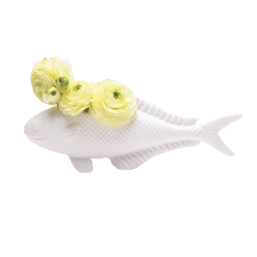 Carp Ceramic Unique Flower Vase - Chive US Wholesale