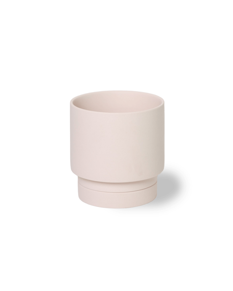 Casey Porcelain Modern Pot And Saucer Set - Chive US Wholesale