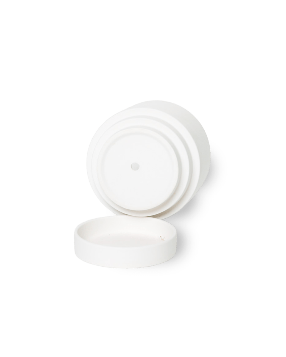 Casey Porcelain Modern Pot And Saucer Set - Chive US Wholesale